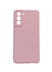 Husa telefon compatibila cu Samsung Galaxy S21, Roz, Cu interior de catifea, 245HT
