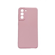 Husa telefon compatibila cu Samsung Galaxy S21, Roz, Cu interior de catifea, 245HT