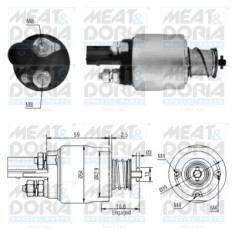 MEAT &amp;amp; DORIA 46126 Solenoid, electromotor foto