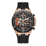 Ceas Barbati Sollen 89207 Negru , Design Luxury, Functii Multiple, Rezistent la socuri, Rezistent la Apa 3ATM
