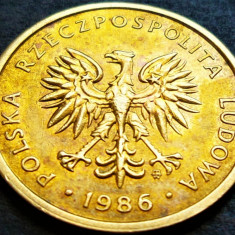 Moneda 2 ZLOTI - POLONIA, anul 1986 * cod 155 B