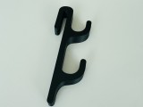 Cumpara ieftin Carlig pentru Cabine de Dus &ndash; Suport Umeras, Accesorii Baie, Model Dublu EXT, Printat 3D din PLA, Negru, 2 Agatatori Exterioare