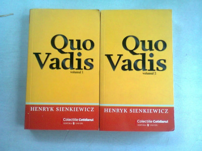 QUO VADIS - HENRYK SIENKIEWICZ VOLI+II foto