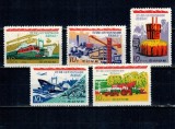DPR Korea 1974 - Industrie, transport, serie nestampilata
