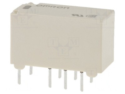 Releu Electromagnetic DPDT 12VDC 2A foto