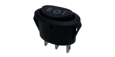 Comutator tip rocker ON-OFF-ON 250V 6A KCD1-103-9 foto