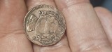 1 pfennig 1764 CA , monetaria Alba Iulia , varianta Theresa