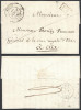 France 1840 Postal History Rare Stampless Cover + Content Digne Aix D.1059