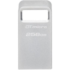USB Flash Drive Kingston 256GB Data Traveler Micro, USB 3.2 Gen1, Metalic
