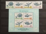 Ungaria 1967 - expo Aerofila, bloc+serie neuzat