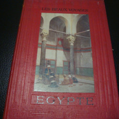 Jean Bayet - Egypte ( Egipt ) - in franceza - ilustratii 12 planse color - 1911