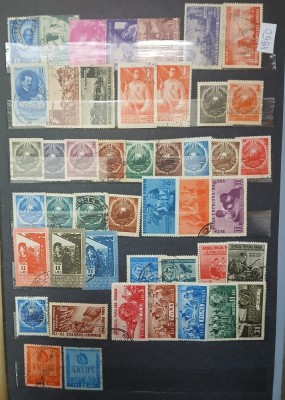 Lot timbre Romania 1950-1959 foto