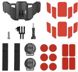 Suport de fixare tip aripa, Surewo, atasare camera sport la casca motocicleta, bicicleta, compatibil GoPro Hero 13, DJI Action 5 Pro, Insta 360 X4