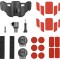 Suport de fixare tip aripa, Surewo, atasare camera sport la casca motocicleta, bicicleta, compatibil GoPro Hero 13, DJI Action 5 Pro, Insta 360 X4