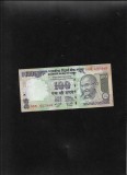 India 100 rupees rupii 2007 seria657549