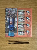 Simona Halep - Un campion de marcă, minicoală de 4 timbre cu manșeta ilustrată 2018 LP 2209B