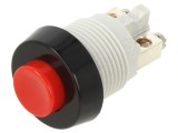 Comutator RAFI 1.10.001.001/0301 acționat prin apăsare 2 poziții SPST 0,7A 250VAC IP40
