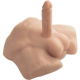 Apollo Torso Masculin si Dildo Realist Inclus Silexd, Silicon Lichid, Natural