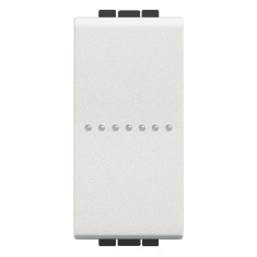 Intrerupator AXIAL simplu Living Light Bticino 1M alb N4051N