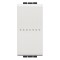 Intrerupator AXIAL simplu Living Light Bticino 1M alb N4051A