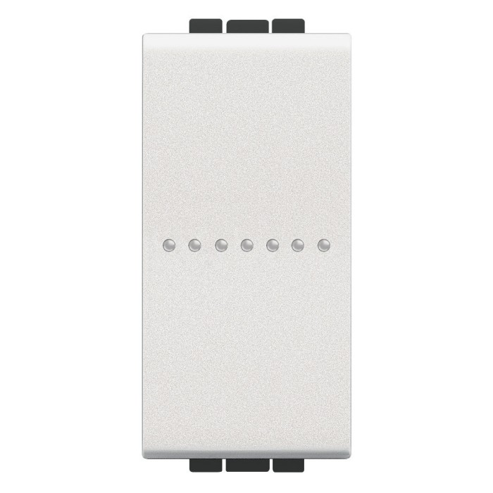 Intrerupator AXIAL simplu Living Light Bticino 1M alb N4051A