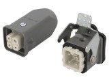 Conector HDC Tată-Mamă 4+3 Pin 3A Drept