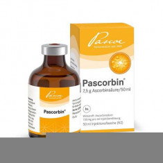Pascorbin Vitamina C injectabila 50ml (7,5g/50ml)