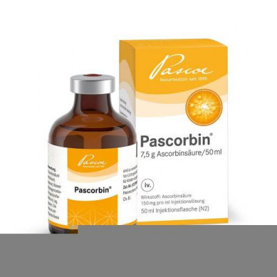 Pascorbin Vitamina C injectabila 50ml (7,5g/50ml) foto