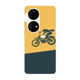Husa compatibila cu Huawei Nova 8i model Just ride, Silicon, TPU, Viceversa, Transparent, Carcasa