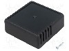 Carcasa ABS, 70mmx70mmx28mm, MASZCZYK - KM-84/BK