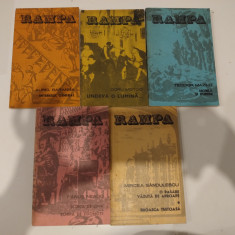 Lot 5 cărți teatru colecția RAMPA. Baranga, Moțoc, Mazilu, Neagu, Săndulescu