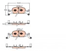 TRW GDB2126 set placute frana,frana disc
