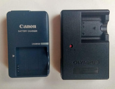 incarcator baterie aparat foto Canon CB-2LVE, cb2lve si Olympus LI-40C, li40c foto