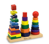 Forme geometrice de stivuit, Melissa &amp; Doug