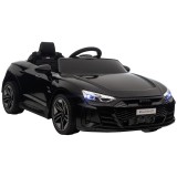 HOMCOM Mașină Electrică pentru Copii 3-5 Ani, Audi Neagră, Jucărie Interactivă cu Baterie pentru Copii | Aosom Romania