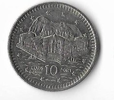 Moneda 10 pence 1993 - Gibraltar foto