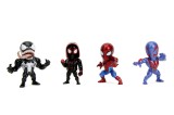 JADA MARVEL SPIDER MAN SET 4 FIGURINE METALICE 6.5CM, Jadatoys