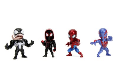 JADA MARVEL SPIDER MAN SET 4 FIGURINE METALICE 6.5CM foto