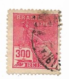 Brazilia - Industrie &amp; cultura, 1930 - 300 R, obliterat