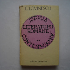 Istoria literaturii romane contemporane (vol. II) - E. Lovinescu
