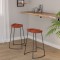 Gossi scaune de bar gavin 2 buc. 45x40x63 cm lemn masiv de mango