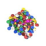 Accesorii creatie - paiete metal, 6mm, set 10-14g, Colorarte