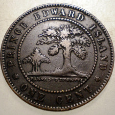 E.024 CANADA PRINCE EDWARD ISLAND VICTORIA 1 ONE CENT 1871