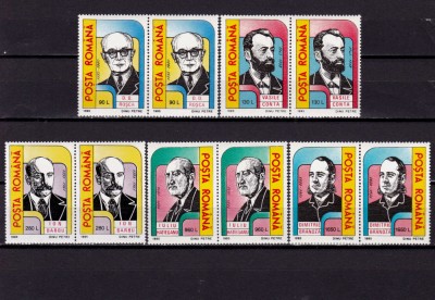 RO 1995 LP 1382 &amp;quot;Aniversari-Comemorari-Pers.&amp;quot;, serie pereche ( V sau H !) ,MNH foto