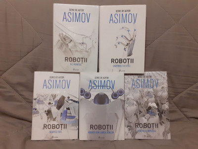 ROBOTII CICLUL-ISAAC ASIMOV (5 VOL) EDITIE CARTONATA foto