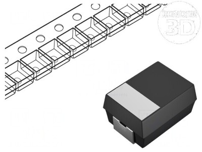 Condensator Tantal Low ESR 100uF 16VDC SMD D 2917 &amp;plusmn;10% - Componentă Electronică de &amp;Icirc;naltă Performanță foto
