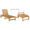 Sezlong Maro Lemn Solid de Acacia - 12