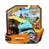 PATRULA CATELUSILOR RUBBLE SI ECHIPA VEHICUL DE BAZA MOTOR SuperHeroes ToysZone, Spin Master