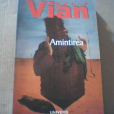 Boris Vian - AMINTIREA { 2004 }