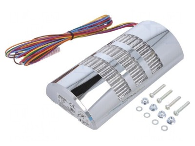 Coloană de Semnalizare LED Roșu/Ambră/Verde WE-302FB-RYG foto